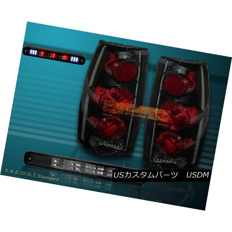 テールライト 88-98 CHEVY GMC C / K 1500 2500 3500 SIERRA DARK SMOKEテールライトLEDブレーキラ