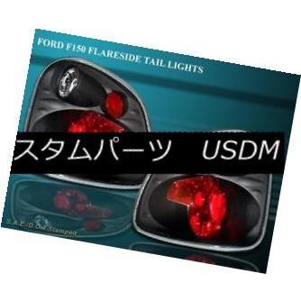 テールライト 1997-2000フォードF150 F-150フレアサイドテールライトBLK 98 99 1997-2000 FORD F150 F-1
