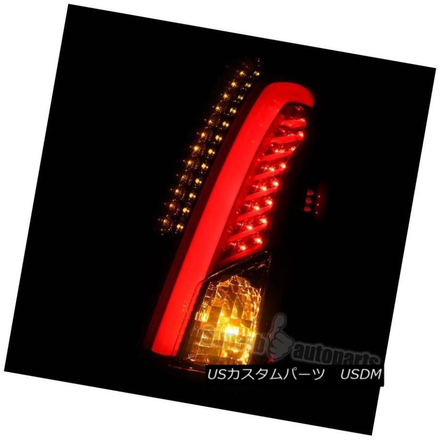 テールライト LEDバー2003-2007キャデラックCTS光沢ブラックスモークレンズテールブレーキライト LED Bar 2003-2007 Cadの画像