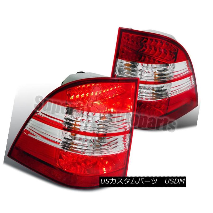 テールライト 1998-2005 Mercedes W163 MLクラスML320 LEDブレーキランプテールライトレッド/クリア 1998-2005