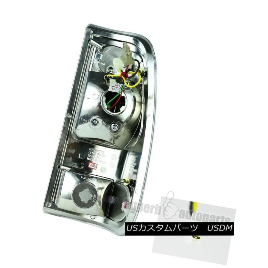 テールライト SuperDutyトラックF250 F350 F450 F550 2008-2016ブラックLEDリアブレーキテールライト SuperDの画像