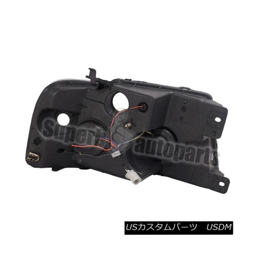 テールライト 2004-2008 Ford F150 LED DRLスモークハロープロジェクターヘッドライト+ LEDテールランプ 2004-2008の画像