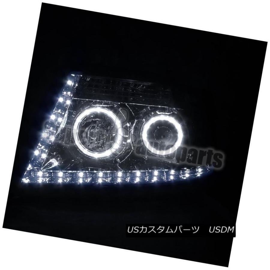 テールライト 2004-2008 Ford F150 LED DRLスモークハロープロジェクターヘッドライト+ LEDテールランプ 2004-2008の画像