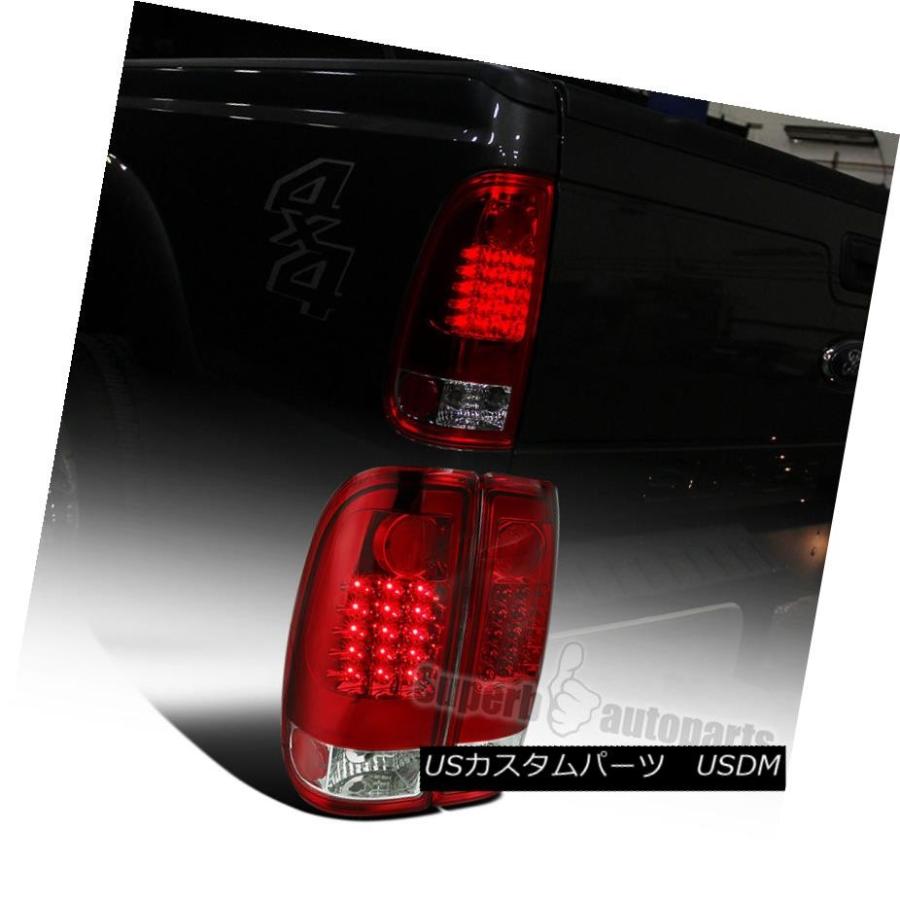 テールライト SuperDuty F250 F350 F450 F550 2008-2016 RedClear LEDリアブレーキテールライト Sup