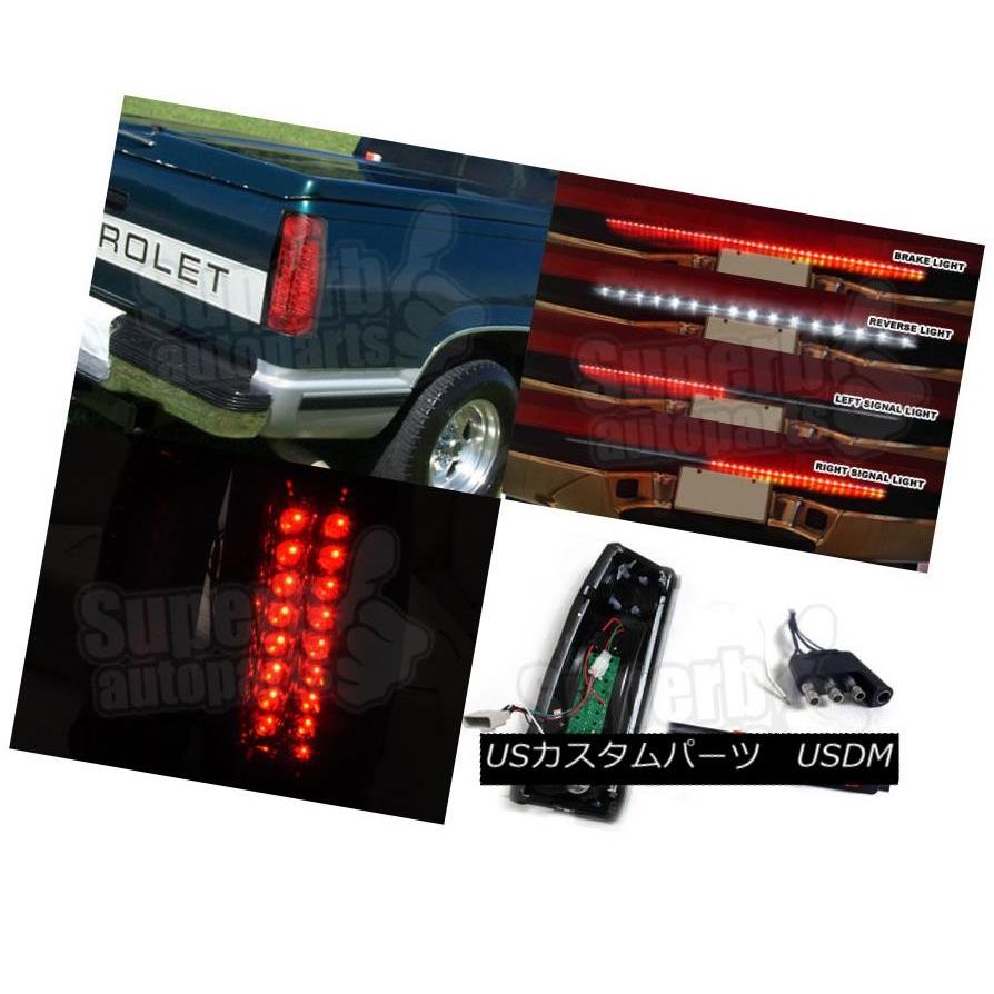 テールライト 1988-1998シボレーGMC C10シエラユーコンレッドLEDテールライト+ 49 \"LEDテイルライト 1988-1998 Cheの画像