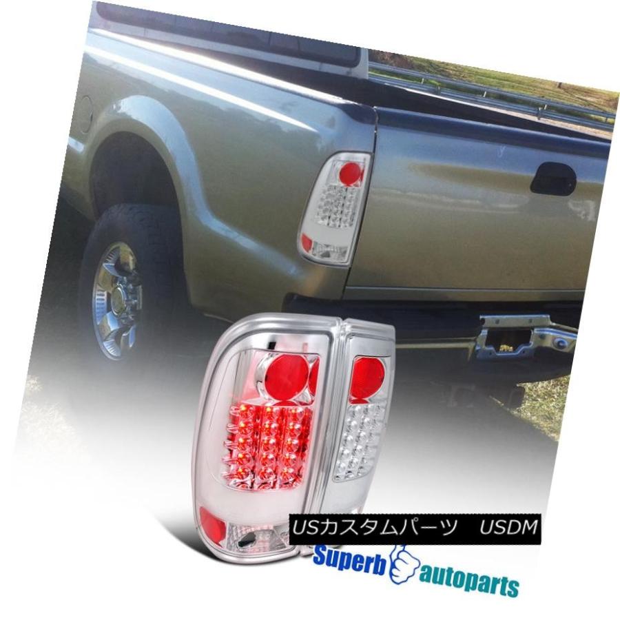 テールライト 1997-2003 Ford F150 F250 Styleside LEDテールブレーキライトクローム/クリア 1997-2003 F