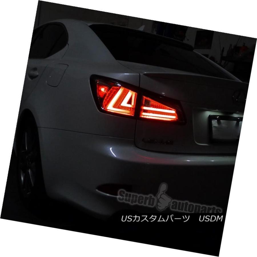 テールライト 2006-2008レクサスIS250 IS350 LEDテールライトブレーキランプクローム 2006-2008 Lexus IS250の画像