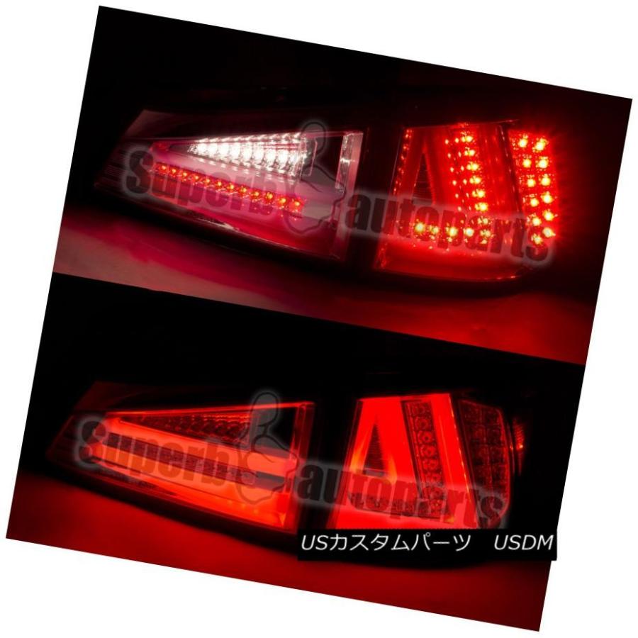 テールライト 2006-2008レクサスIS250 IS350 LEDテールライトブレーキランプクローム 2006-2008 Lexus IS250の画像
