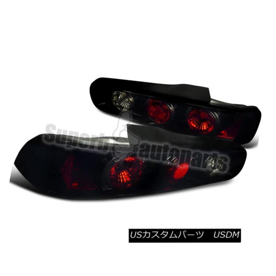 テールライト 1994-2001 Acura Integra 2drテールライトブレーキランプGlossy Black / Smoke 1994-20