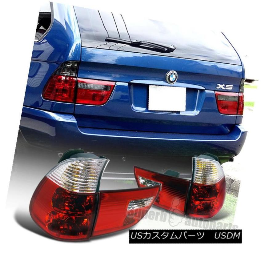 テールライト 2000-2005 BMW X5 E53ユーロテールライトブレーキランプレッド/クリア 2000-2005 BMW X5 E53 Eur