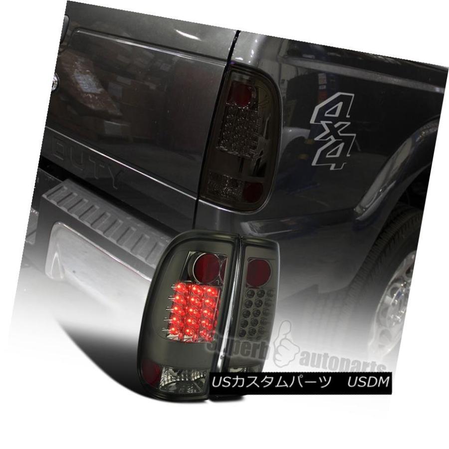 テールランプ SuperDuty F250 F350 F450 F550 2008-2016スモークレンズLEDリアブレーキテールライト SuperD 自動車-ライト、レンズ