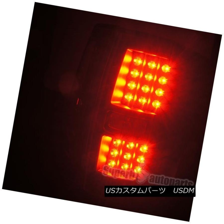 テールライト 2009年?2014年フォードF150ピックアップLEDブレーキランプテールライトブラック 2009-2014 Ford F150 Piの画像