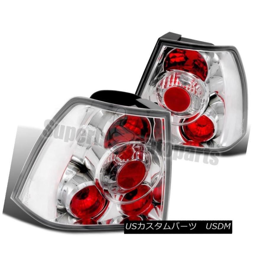 テールランプ 1999-2005 VWジェッタボラMK4取り替えっこ用クリアテールライトランプクローム 1999-2005 VW Jetta Bora MK4 車、バイク、自転車-自動車-その他ライト