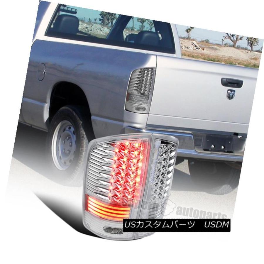 テールライト 2002-2006 Dodge Ram 1500/2500/3500 LEDテールライトブレーキランプクリアレンズクローム 2002-2