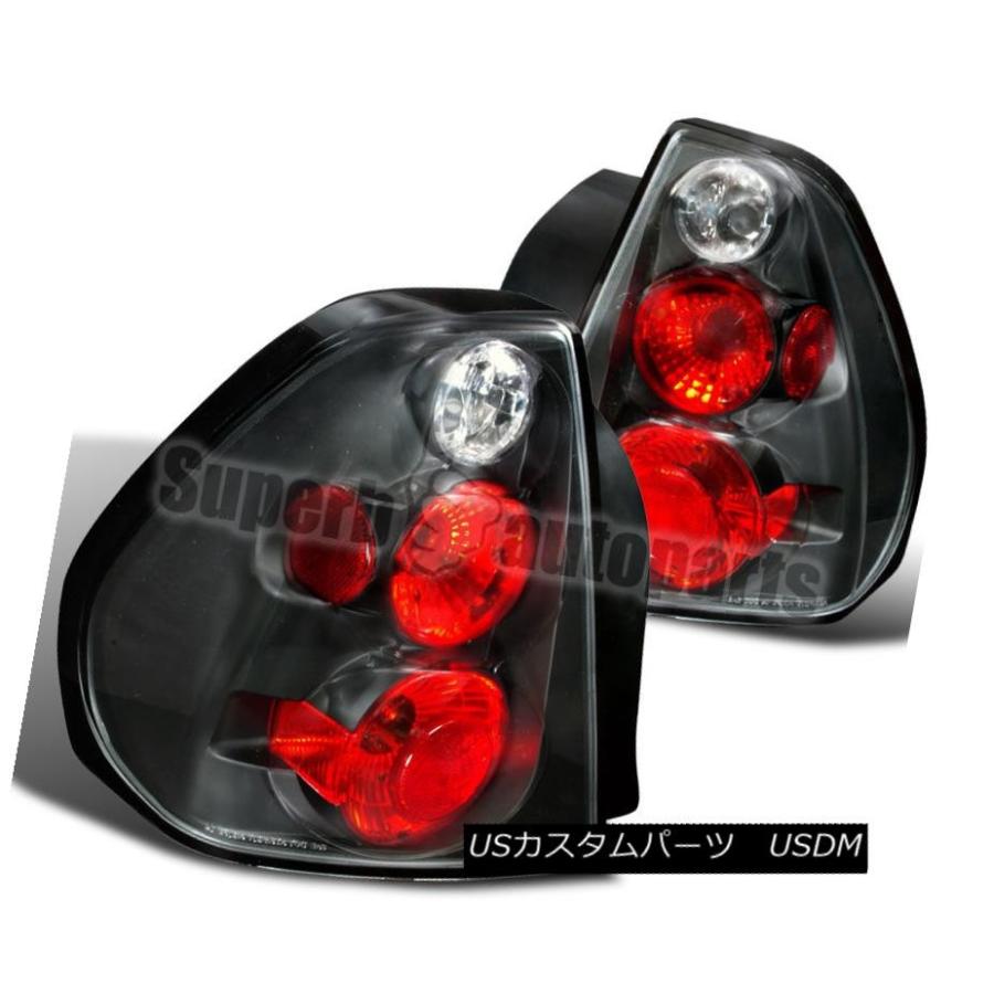 テールライト 2004-2007シボレーマリブ交換テールライトブレーキランプブラック 2004-2007 Chevy Malibu Replaceme