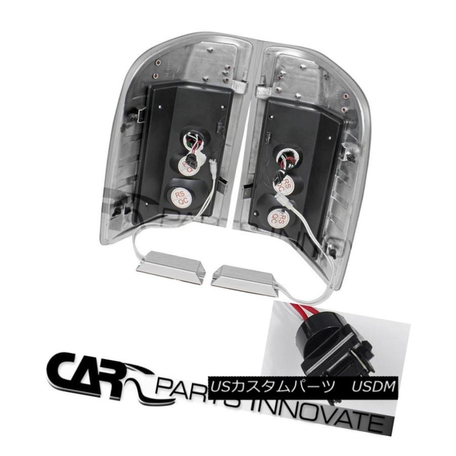 テールライト 07-14 Chevy Silverado 1500 2500 3500ピックアップレッドLEDテールライトリアランプペア 07-14の画像