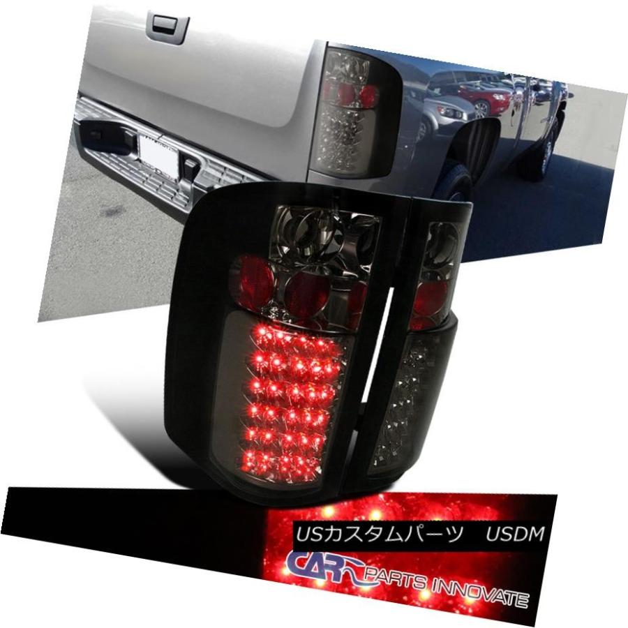 テールライト 2007-2014 Chevy Silverado 1500 2500 3500ピックアップスモークLEDテールライトリアランプ 200