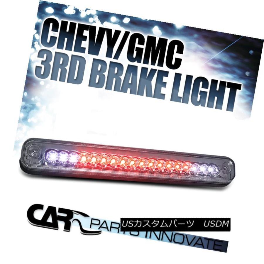 テールライト 88-00シボレーGMC C10 C / K LEDスモークレンズ第3ブレーキストップライト 88-00 Chevy GMC C10 C