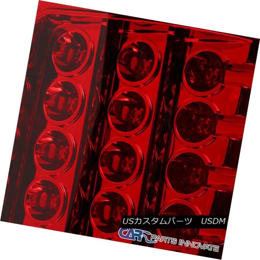 テールライト 2008-2016 Ford F250 F350 F450 F550スーパーデューティレッド/クリアLEDテールライトペア 2008-2の画像