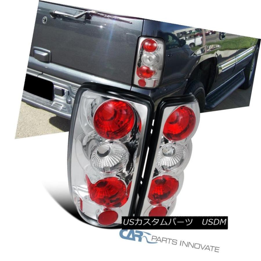 テールライト 00-06 GMC Chevy Tahoe郊外ユーコンデナリテールライトリアブレーキランプクローム 00-06 GMC Chevy Ta