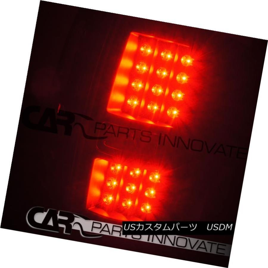 テールライト 2009-2014フォードF150ピックアップトラックブラッククリアLEDテールライトリアブレーキランプ 2009-2014 Fordの画像