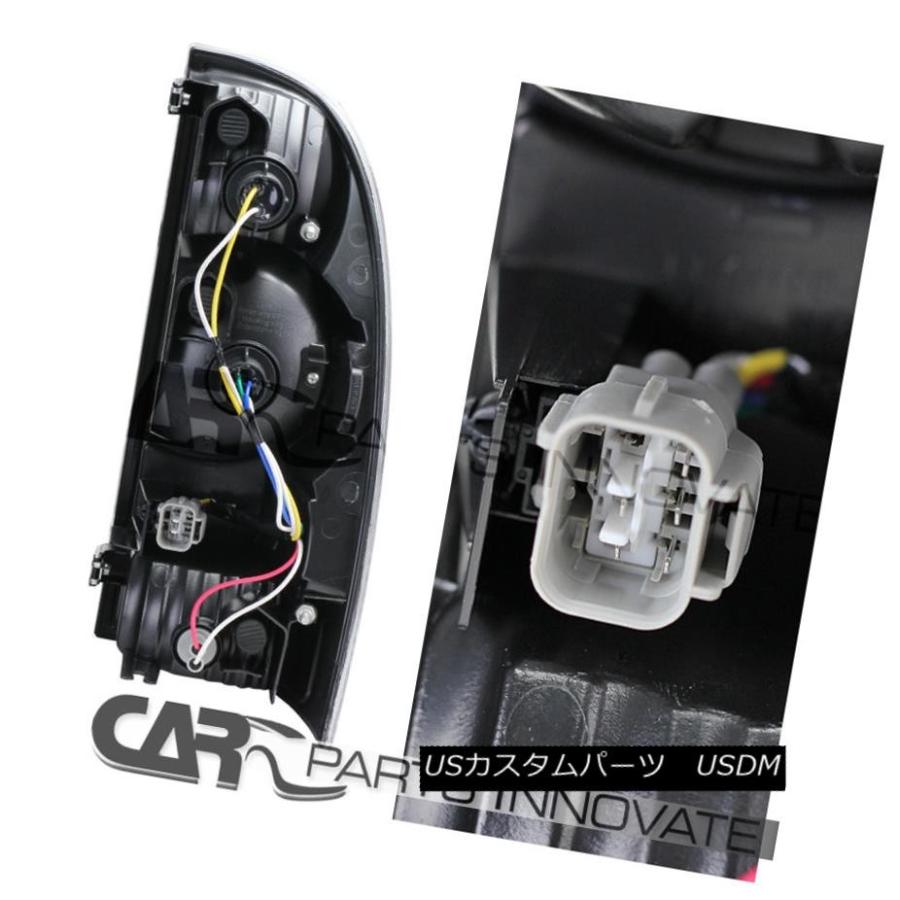 テールライト 2005-2015トヨタタコマブラッククリアAltezza LEDスタイルテールブレーキライトリア 2005-2015 Toyota Tの画像