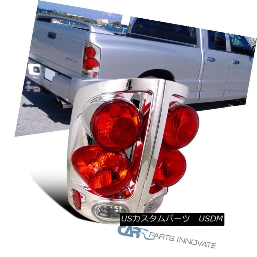 テールライト 2002-2006 Dodge Ram 1500 2500 3500ピックアップ3Dクロームテールライトリアランプペア 2002-200