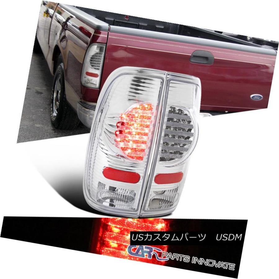 テールライト 97-07 Ford F150 F250 F350 F450 F550 StylesideクロームLEDテールライトブレーキランプ 97