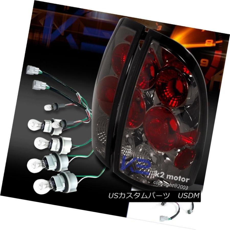 テールライト 2009-2015トヨタタコマテールライトスモーク/電球配線 2009-2015 Toyota Tacoma Tail Lights S