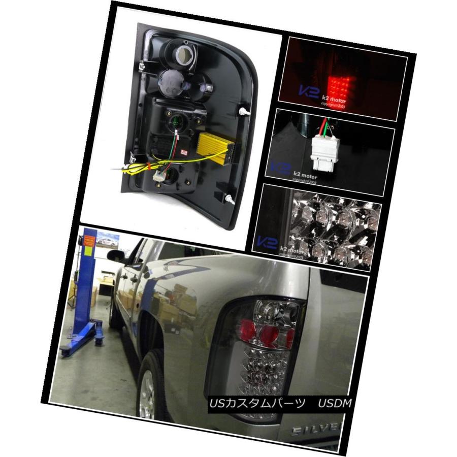 テールライト 2007-2014 Chevy Silverado 1500 2500 3500 LEDテールライトスモーク 2007-2014 Cheの画像