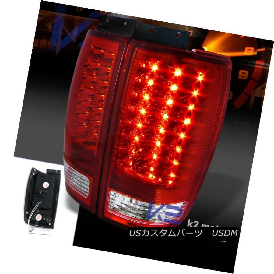 テールライト 1997-2002フォード遠征テールライトレッドリアブレーキランプペア 1997-2002 Ford Expedition Led Ta