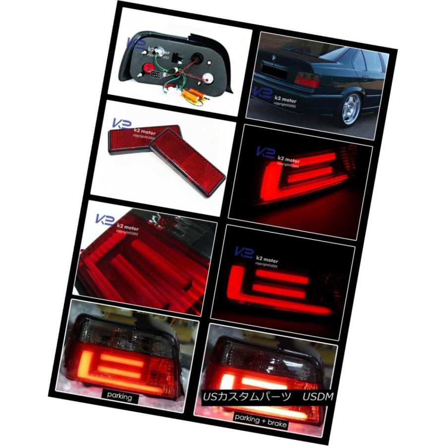 テールライト 新しい3D LEDライトバー92-98 E36 3シリーズ4Drユーロ煙テールライトブレーキランプ New 3D LED Light Bの画像