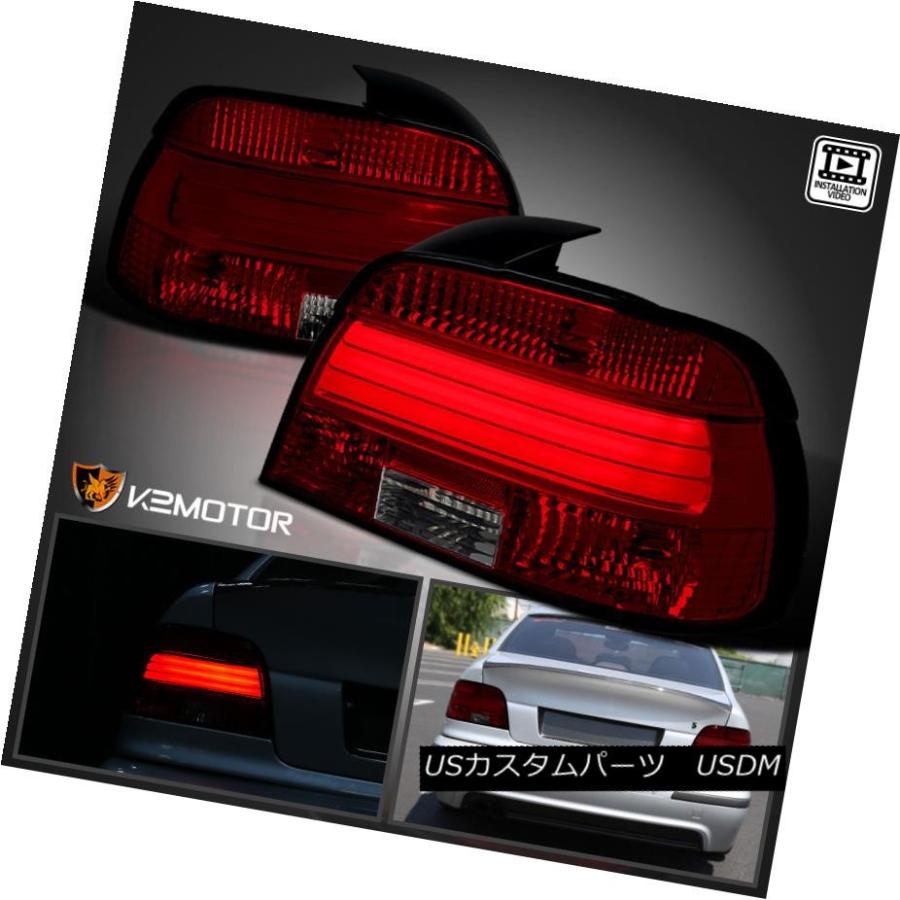 テールライト 1997-2000 BMW E39 5シリーズ528i 540i赤/煙LEDバー 