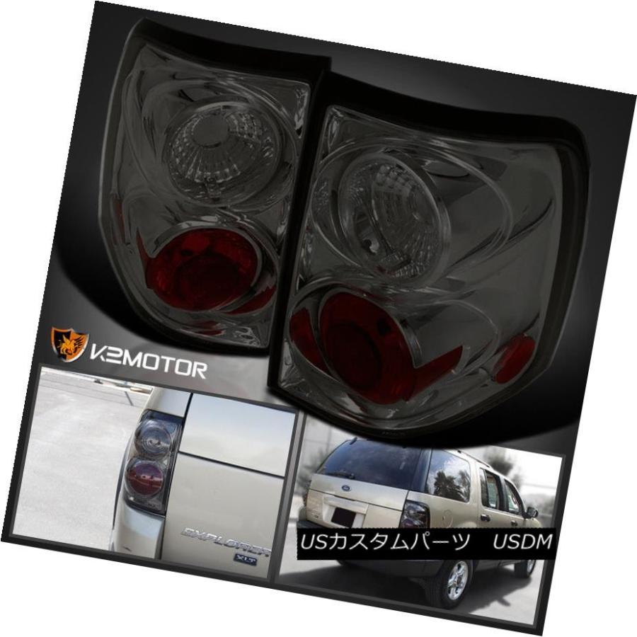 テールライト 2002-2005フォードエクスプローラー4Drスモークリアブレーキランプテールライト交換RH LH 2002-2005 Ford Ex