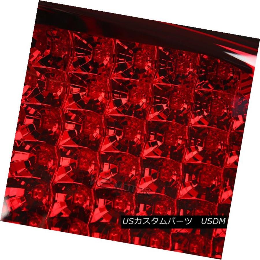テールライト 2005-2008ダッジチャージャSRT8 R / TレッドクリアLEDテールライトリアブレーキランプ 2005-2008 Dodgeの画像