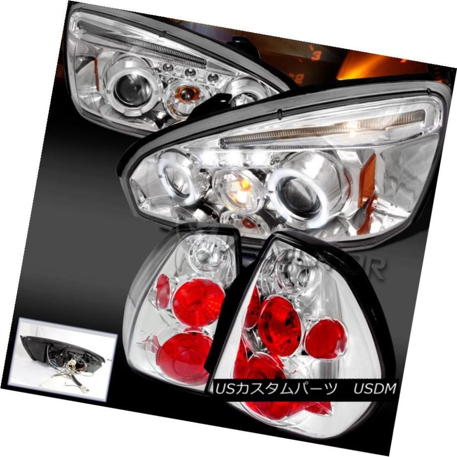 テールライト 2004-2007 Malibu LT / LS Chrome /クリアデュアルハロープロジェクターヘッドライト+リアテールランプ 20