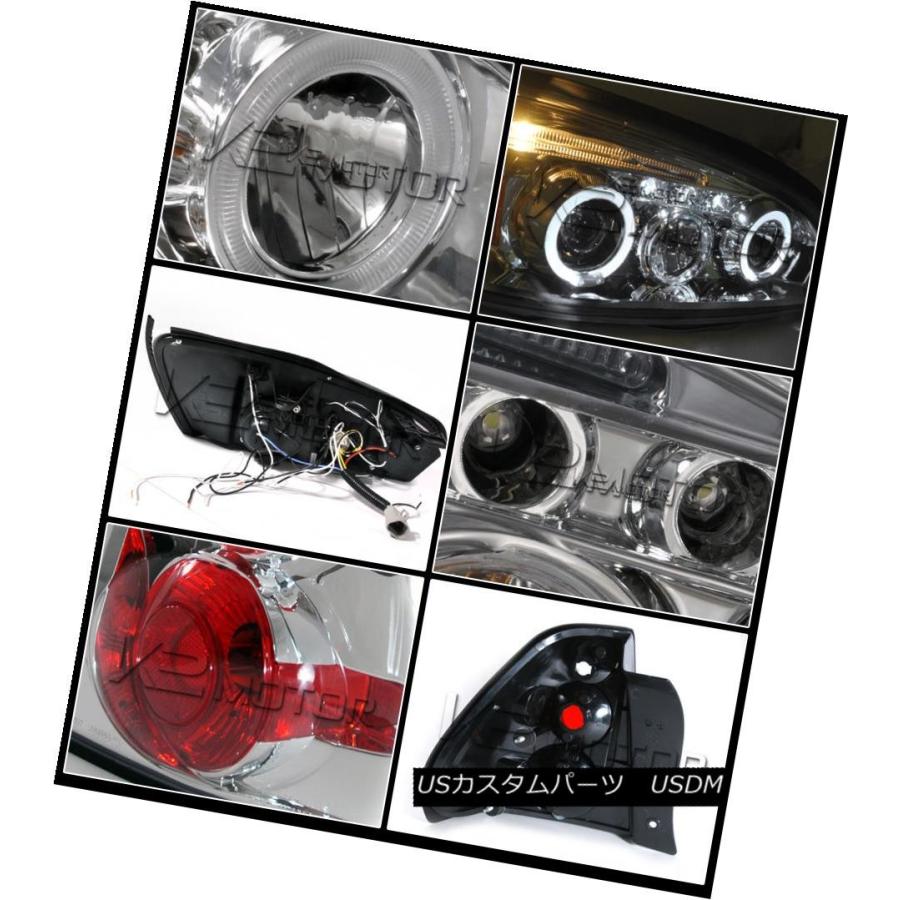 テールライト 2004-2007 Malibu LT / LS Chrome /クリアデュアルハロープロジェクターヘッドライト+リアテールランプ 20の画像