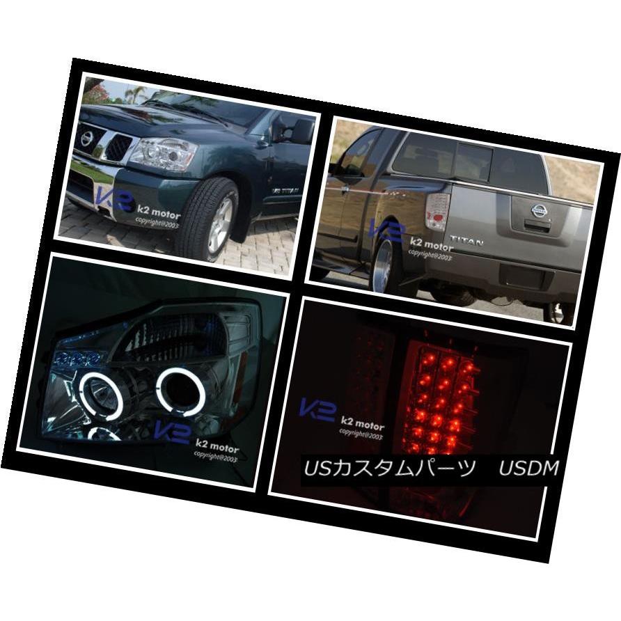 テールライト プロジェクターヘッドライト+タイ lライト+ LEDフォグランプ（04-13日産） Clear Projectの画像
