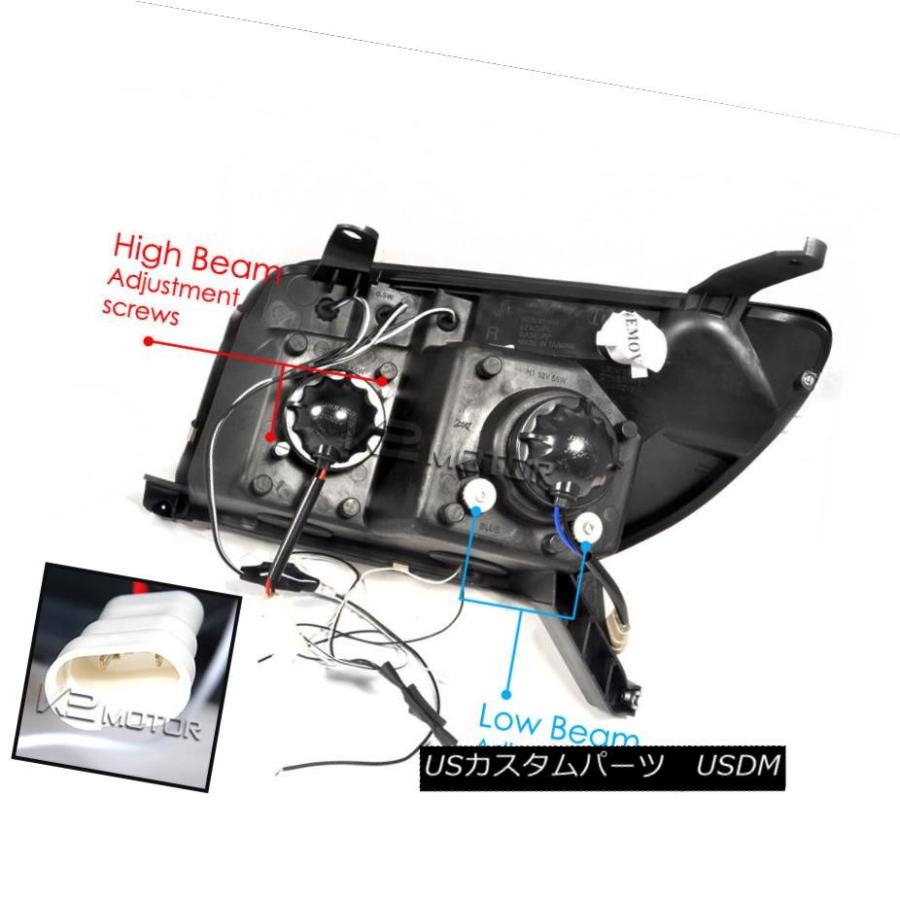 テールライト 03-05 4Runner LEDハローブラックプロジェクターヘッドライト+テールライト+ 49インチゲートライトバー 03-05 4Rの画像