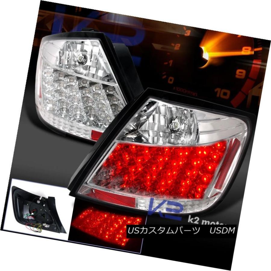 テールライト 04-10サイオンtcクリスタルクロームクリアLEDリアテールブレーキライト2PC 04-10 Scion tC Crystal Chr