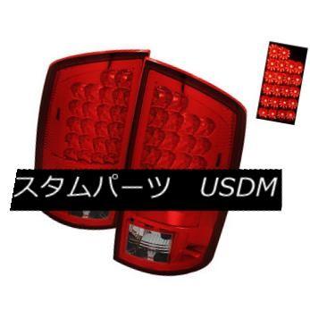 テールライト ドッジ02-06 RAM 1500/2500/3500レッドクリアLEDリアテールライトブレーキランプセット Dodge 02-06 R
