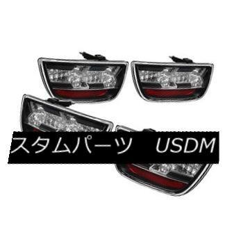 テールランプ Chevy 10-13カマロブラックハウジングLEDリアテールライトセットランプLS LT SS ZL 1 Chevy 10-13 カルシウム ライト、レンズ-その他ライト-車、バイク、自転車