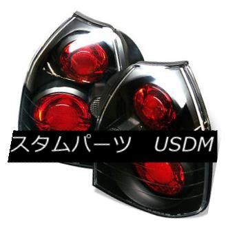 テールライト ホンダ96-00シビック3drハッチバックブラックリアテールライトブレーキランプセットCX DX Honda 96-00 Civic 3