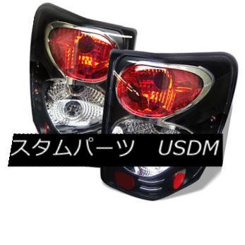 テールライト ジープ99-04グランドチェロキーブラックユーロスタイルリアテールライトブレーキランプセット Jeep 99-04 Grand Cher