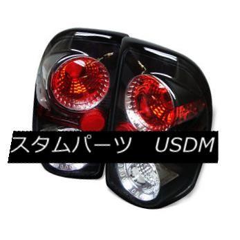 テールライト ドッジ97-04ダコタブラックユーロスタイルリアテールライトブレーキランプセット Dodge 97-04 Dakota Black Eu