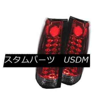 テールランプ シボレーGMC 88-98 C / K続きもの都市近郊部ユーコンレッドクリアハウジングLED後押しテールランプ Chevy GMC 88-98 車、バイク、自転車-その他ライト