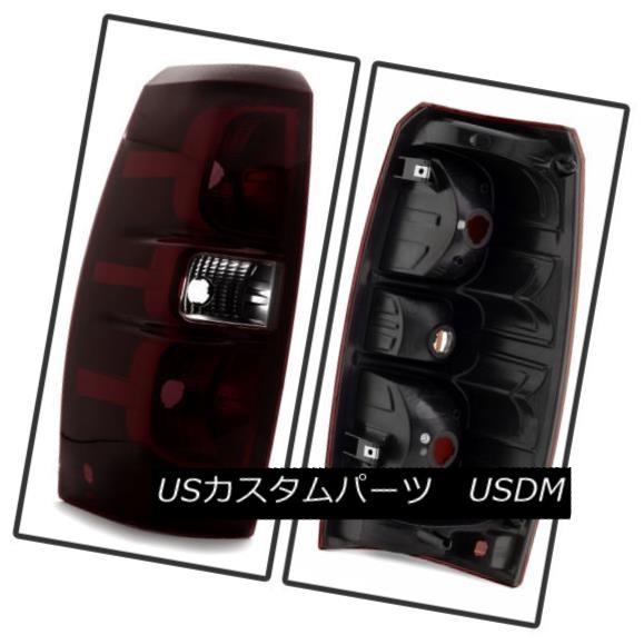 テールライト Chevy 07-13アバランシェレッド煙交換リアテールブレーキライトLS LT LTZ Chevy 07-13 Avalanche Rの画像