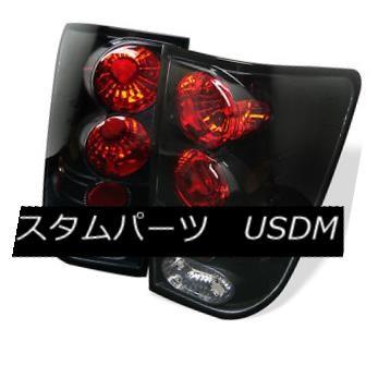 テールライト フィット日産04-14タイタンブラックユーロスタイルリアテールライトブレーキランプセットピックアップ Fit Nissan 04-14
