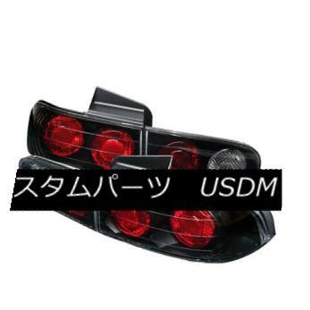 テールライト アキュラ94-01インテグラ4drセダンユーロスタイルブラックリアテールライトブレーキランプ Acura 94-01 Integra 4