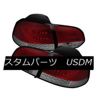 テールランプ フォルクスワーゲン10-14ゴルフ/ GTIレッドスモークLED後押しテールランプG2ランプセットネオンチューブ Volkswagen 1 車、バイク、自転車-その他ライト